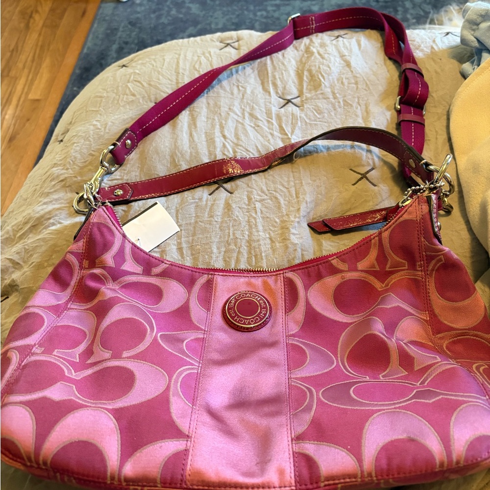 Coach Pink Shoulder Bag